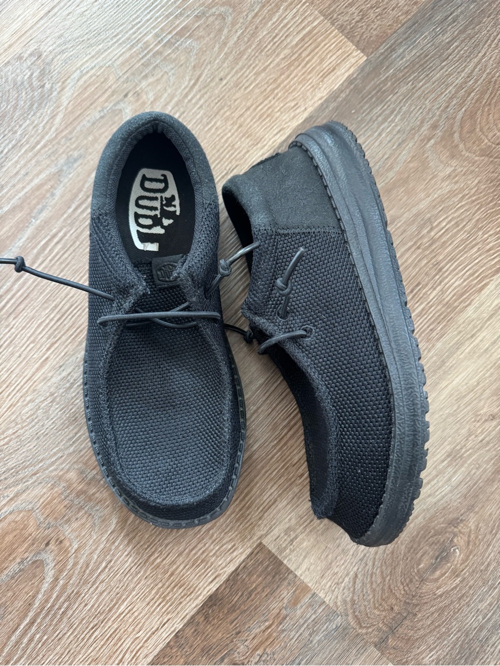 Hey Dude Boys Black Slip-On Casual Shoes